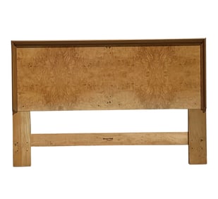 HENREDON SCENE TWO QUEEN SIZE BURL HEADBOARD