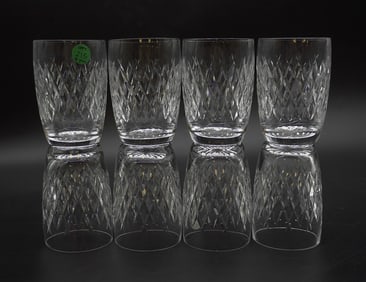 SET OF 8 WATERFORD CRYSTAL "BOYNE" HIGHBALL GLASSES