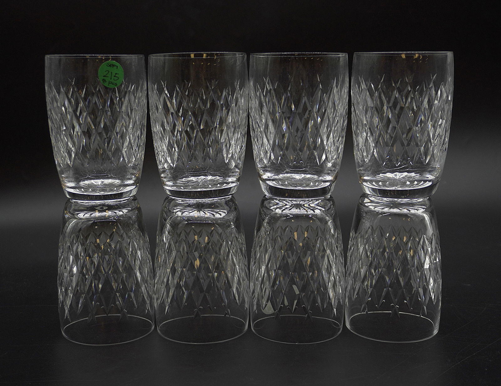SET OF 8 WATERFORD CRYSTAL "BOYNE" HIGHBALL GLASSES (1 of 4)