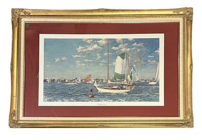 FRAMED LIMITED EDITION LITHO "CHARLESTON" BY WEST FRASER