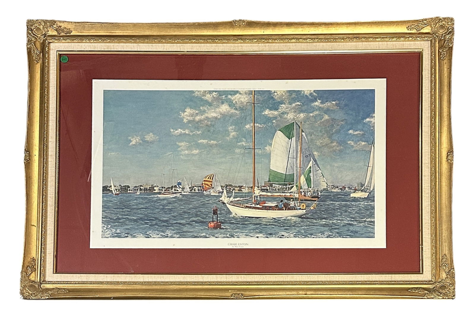 FRAMED LIMITED EDITION LITHO "CHARLESTON" BY WEST FRASER (1 of 1)