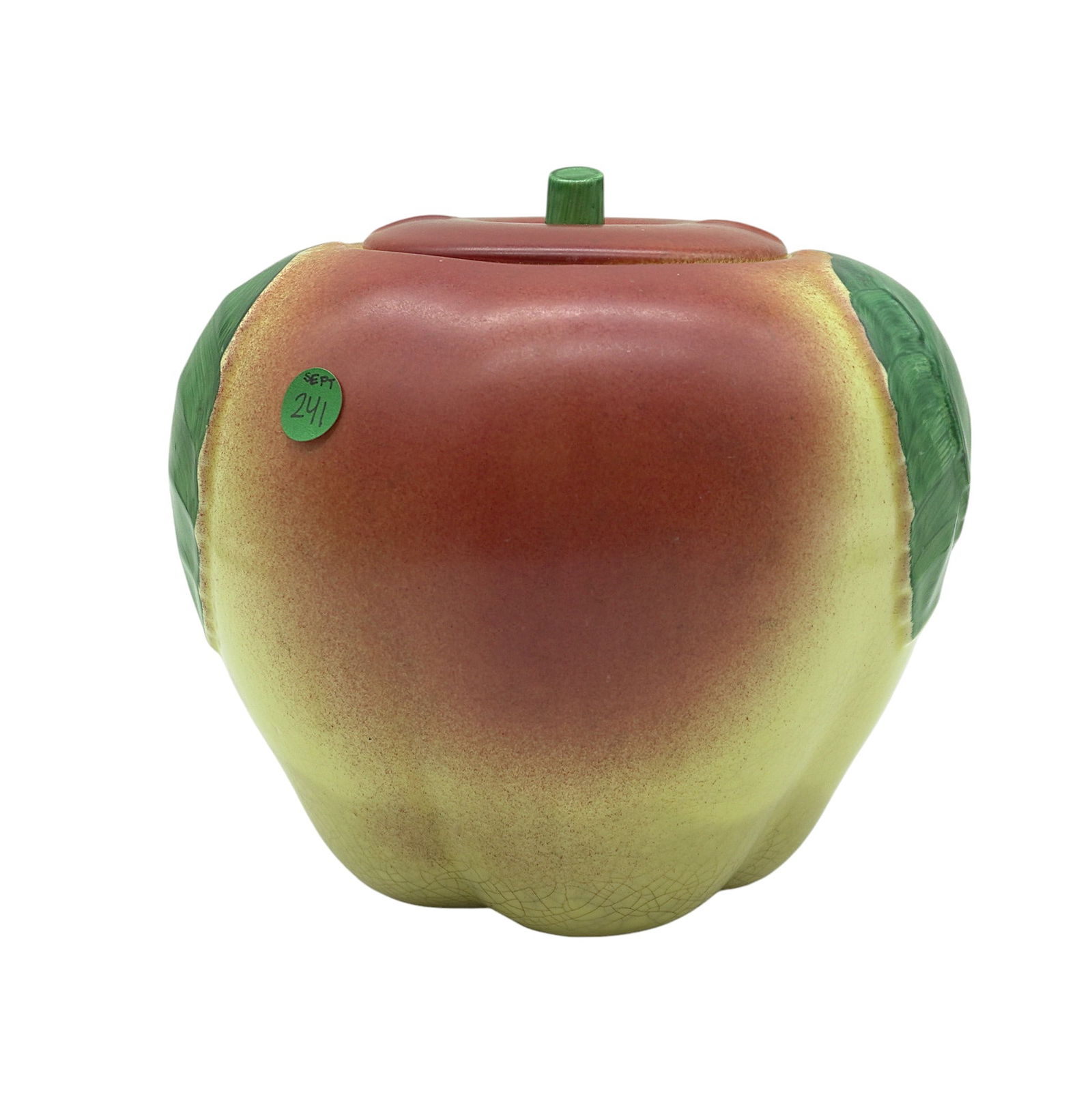 HULL POTTERY BLUSHING APPLE COOKIE JAR (1 of 5)