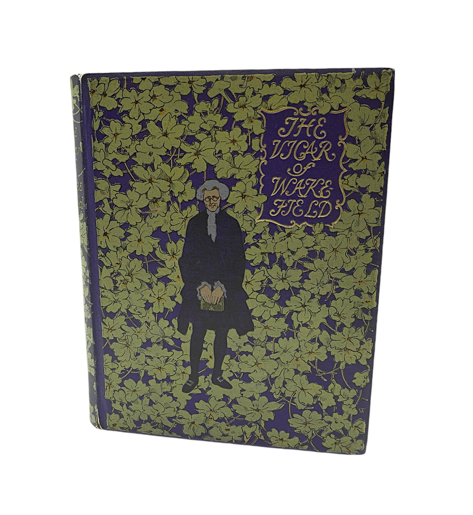 THE VICAR OF WAKEFIELD BY OLIVER GOLDSMITH - 1900 EDITION: The Vicar of Wakefield by Oliver Goldsmith. Published by E.P. Dutton & Co. and printed by Ernest Nister in Nuremberg. Features five heliogravure plates and numerous illustrations in the text by H. M. 