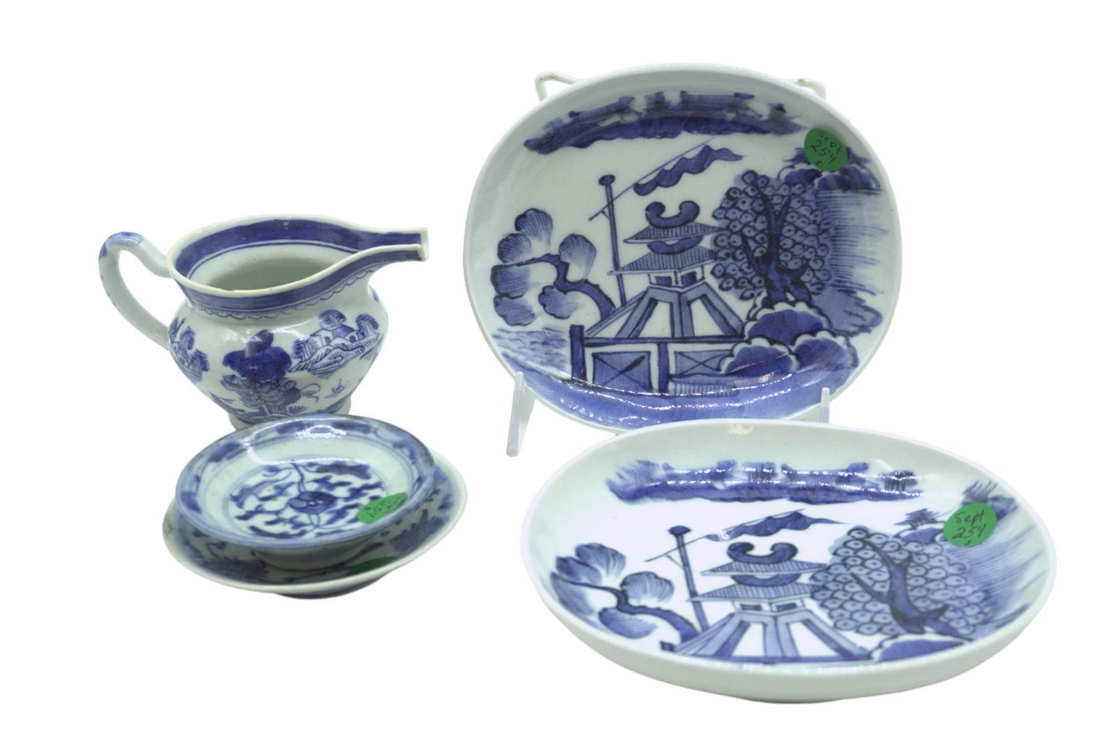 5 PC ANTIQUE CHINESE CANTON WARE (1 of 3)