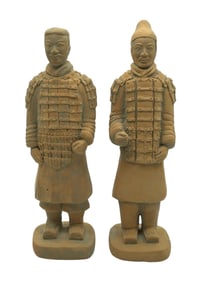 CHINESE WARRIORS OF XIAN TERRACOTTA FIGURINES