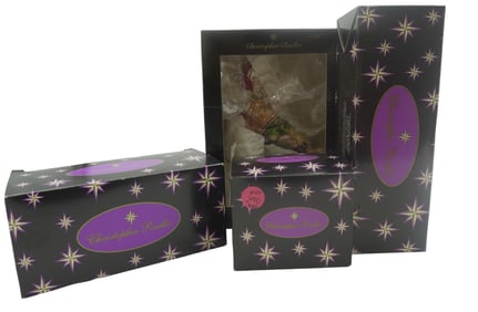 VINTAGE CHRISTOPHER RADKO ORNAMENTS - 4 PIECES