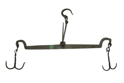 ANTIQUE IRON BALANCE SCALE 1897