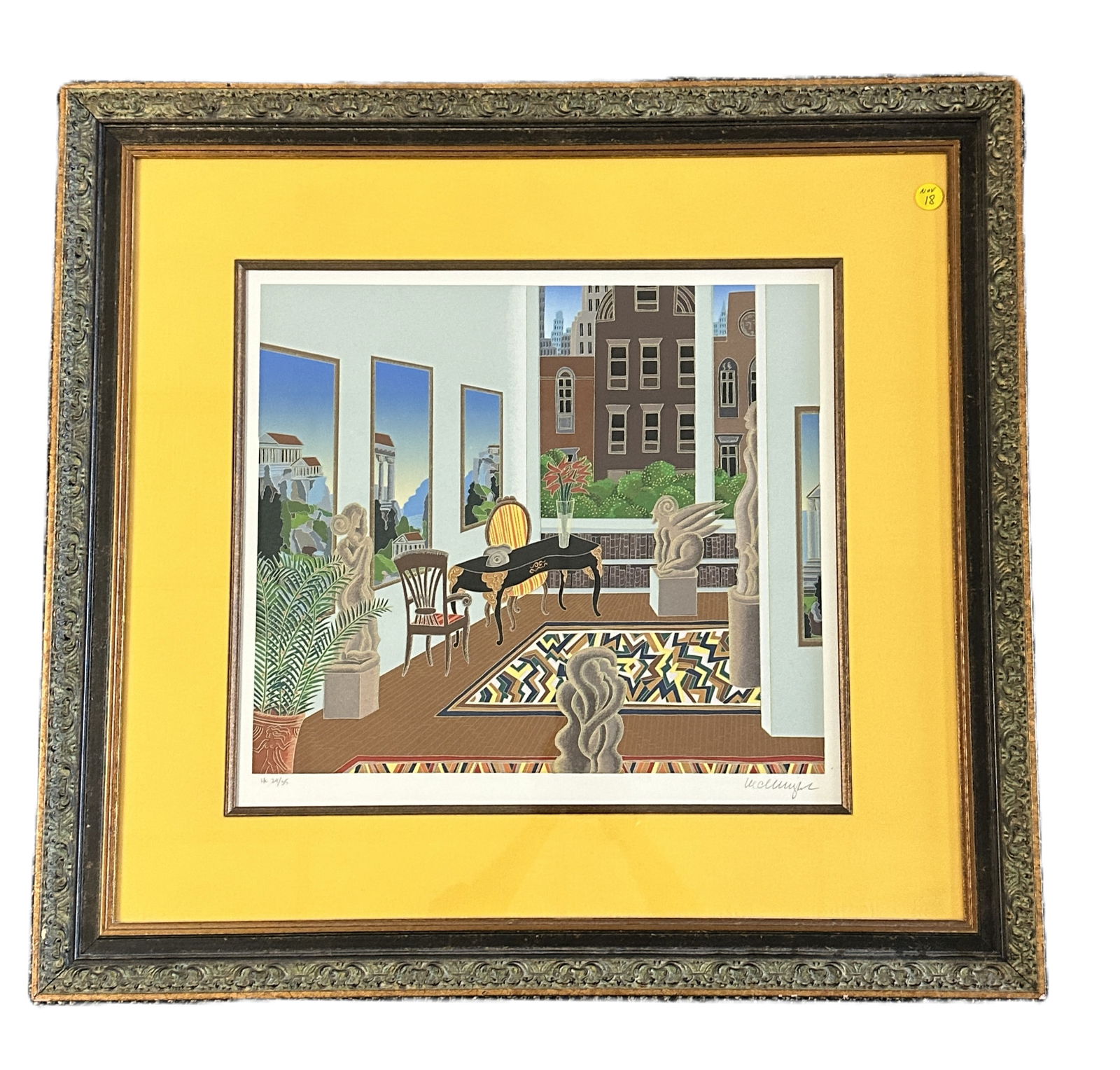 57th ST GALLERY LTD ED SERIGRAPH THOMAS MCKNIGHT (1 of 3)