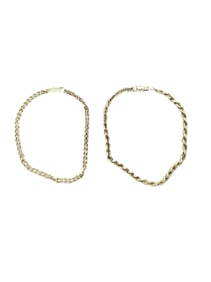 PAIR 14K YELLOW GOLD ROPE BRACELETS
