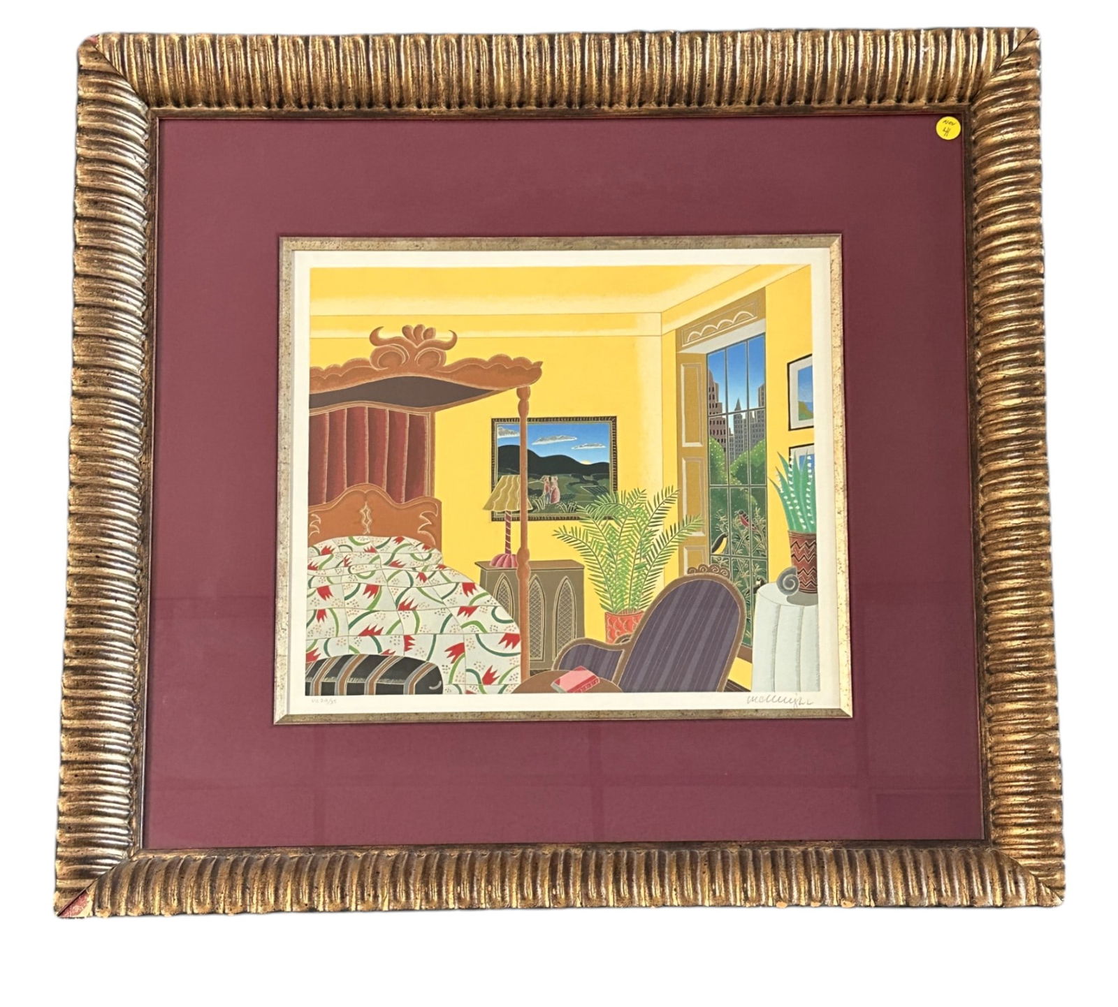 WASHINGTON SQUARE BEDROOM LTD ED HC SERIGRAPH THOMAS MCKNIGHT (1 of 3)