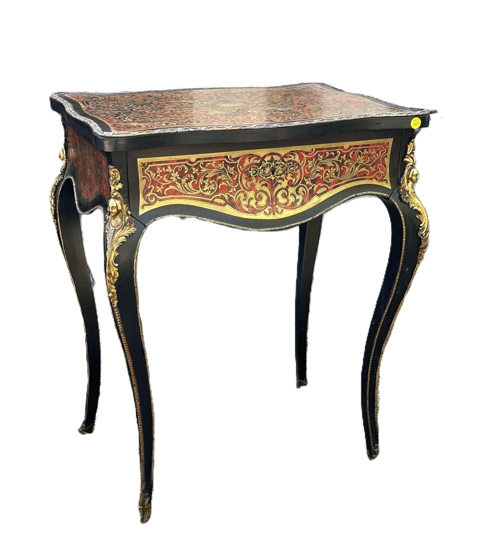 FRENCH NAPOLEON III BOULLE SEWING TABLE (1 of 4)