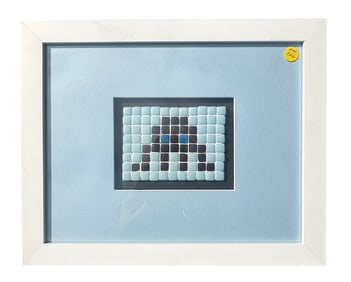 INVADER (french, 1969) ATTRIBUTED INVADER TILE MOSAIC