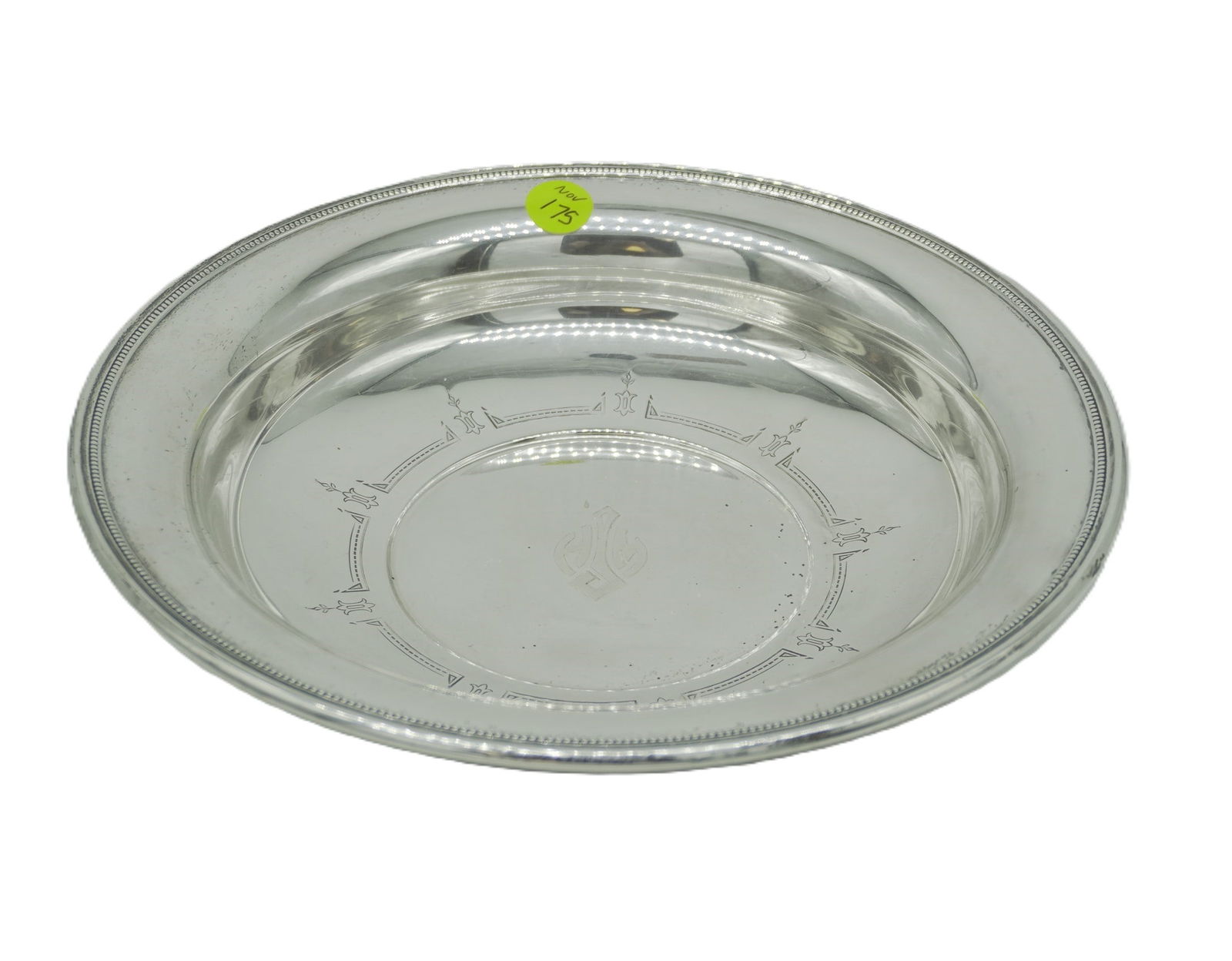 STERLING SILVER ART DECO BOWL R. WALLACE (1 of 5)