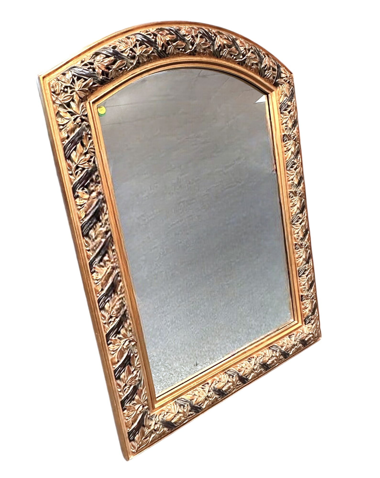 LARGE GOLD VINTAGE HOLLYWOOD REGENCY STYLE MIRROR (1 of 1)