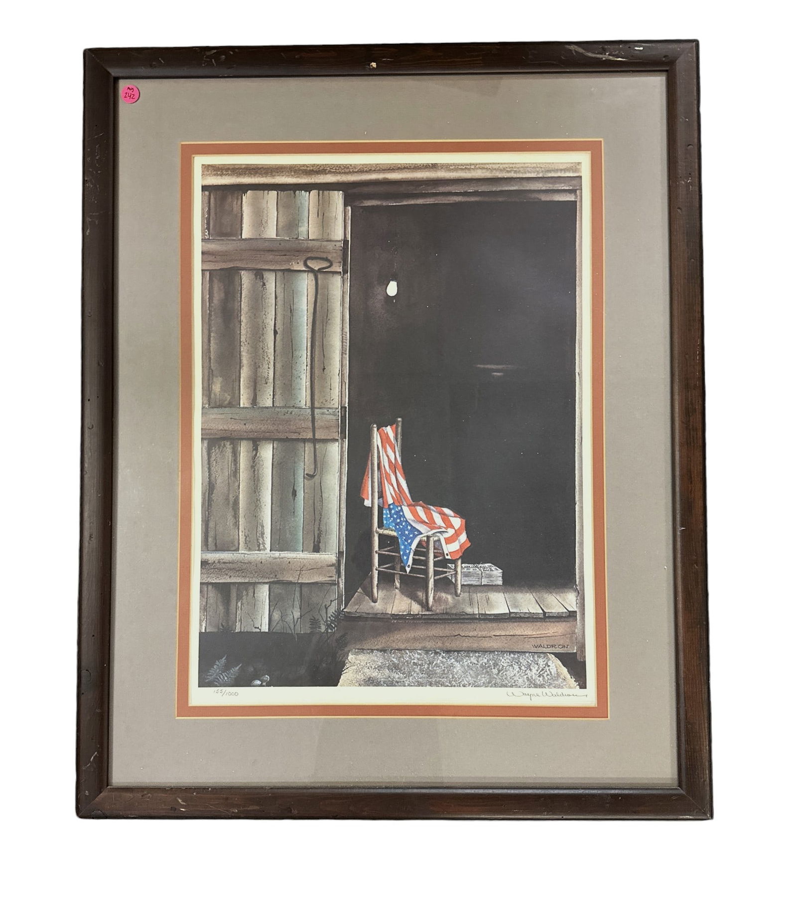 SIGNED LIMITED EDITION WAYNE WALDRON "JOHNNY WON'T BE COMING HOME" PRINT (1 of 3)