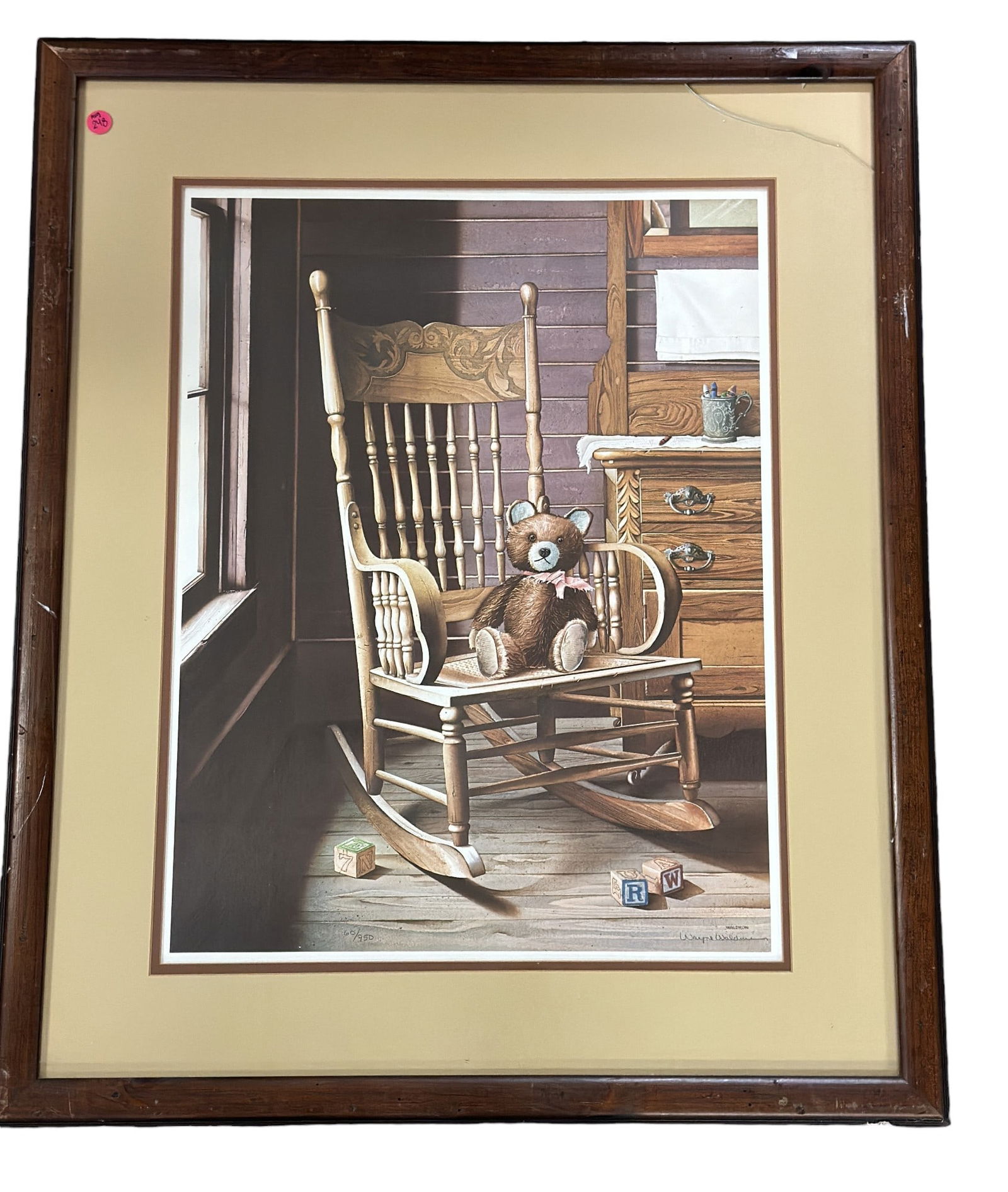 SIGNED LIMITED EDITION WAYNE WALDRON "JAMIE'S FRIEND" PRINT (1 of 5)