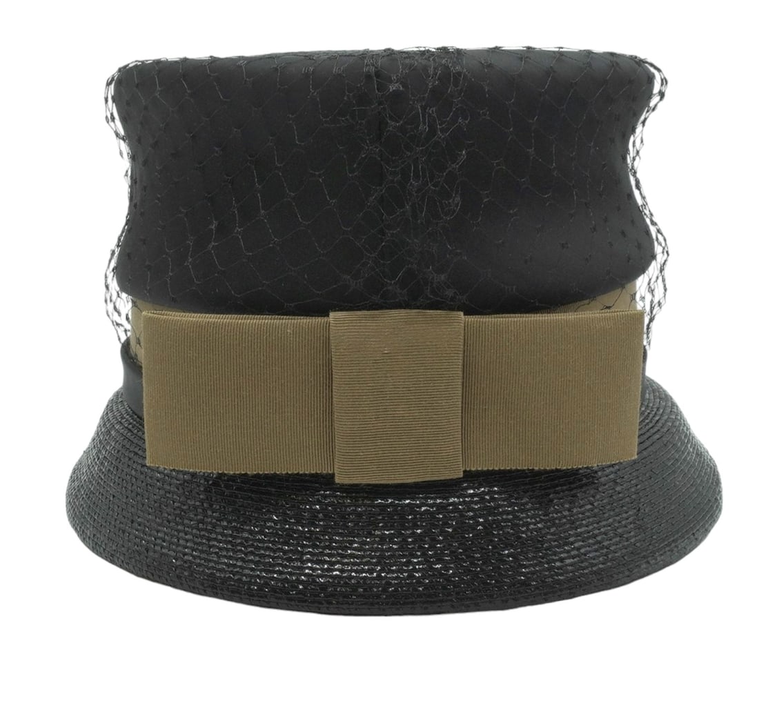 VINTAGE 1930-40S LADIES ROBERTA BERNAYS STRAW HAT (1 of 7)