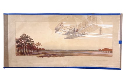 ERNEST MONTAUT (1878-1909) LITHOGRAPH 1908