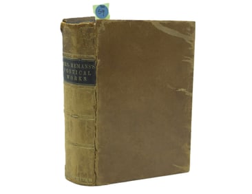 ANTIQUE "MRS. HEMANS'S POETICAL WORKS" 1858 EDITION