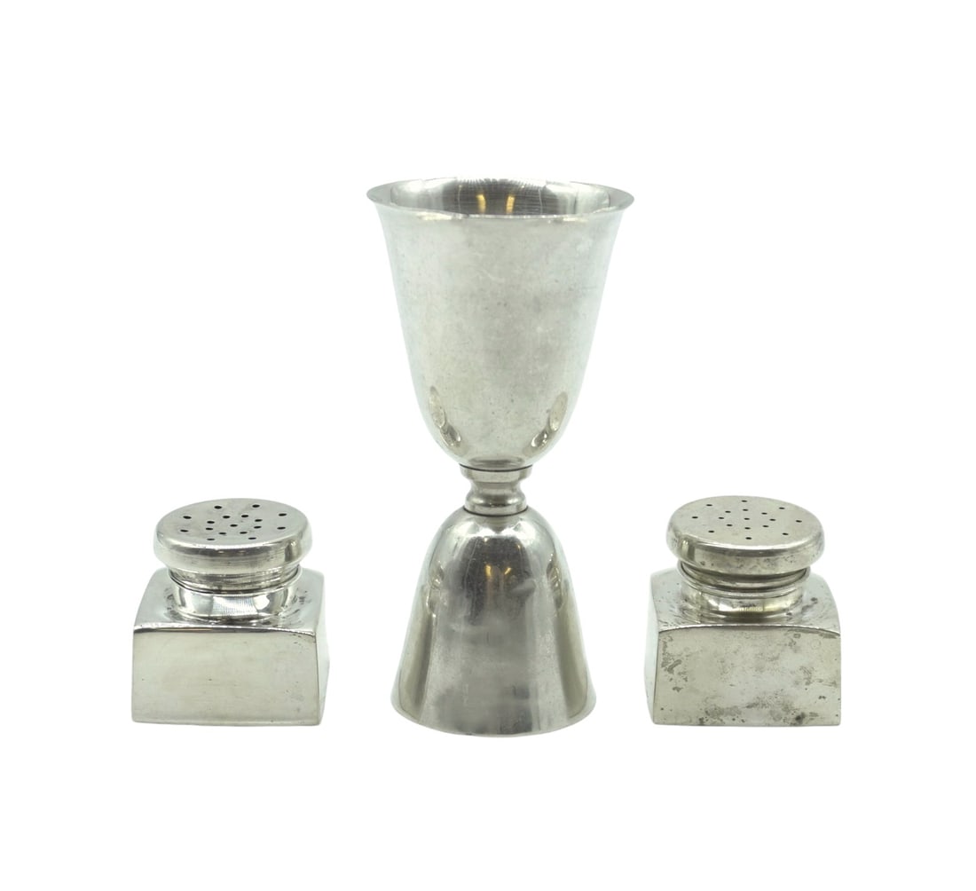 3 PC STERLING JIGGER + SALT & PEPPER (1 of 5)