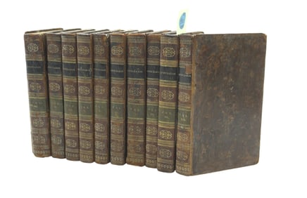 THE SPECTATOR BY A. CHALMERS ORIGINAL ANTIQUE 10 VOLUMES