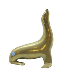 LARGE MCM SARREID BRASS SEAL MADE IN SPAIN