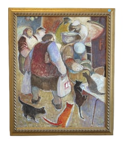 JOHN FREDERIC DER (1926-1996) THE FISHMONGERS