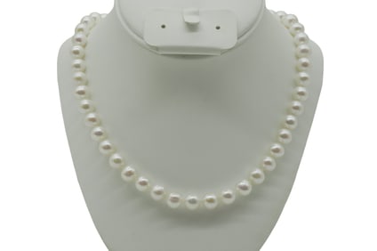 ESTATE SOFIA 24" PEARL NECKLACE 14K CLASP