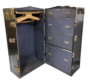 EVERWEAR 1920S WARDROBE STEAMER TRUNK