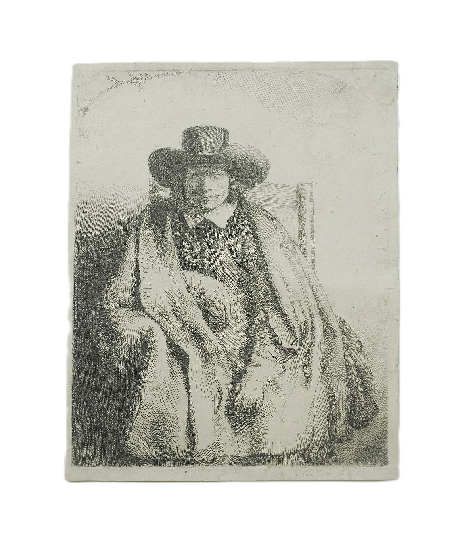 REMBRANDT CLEMENT DE JONGHE ETCHING (1 of 5)