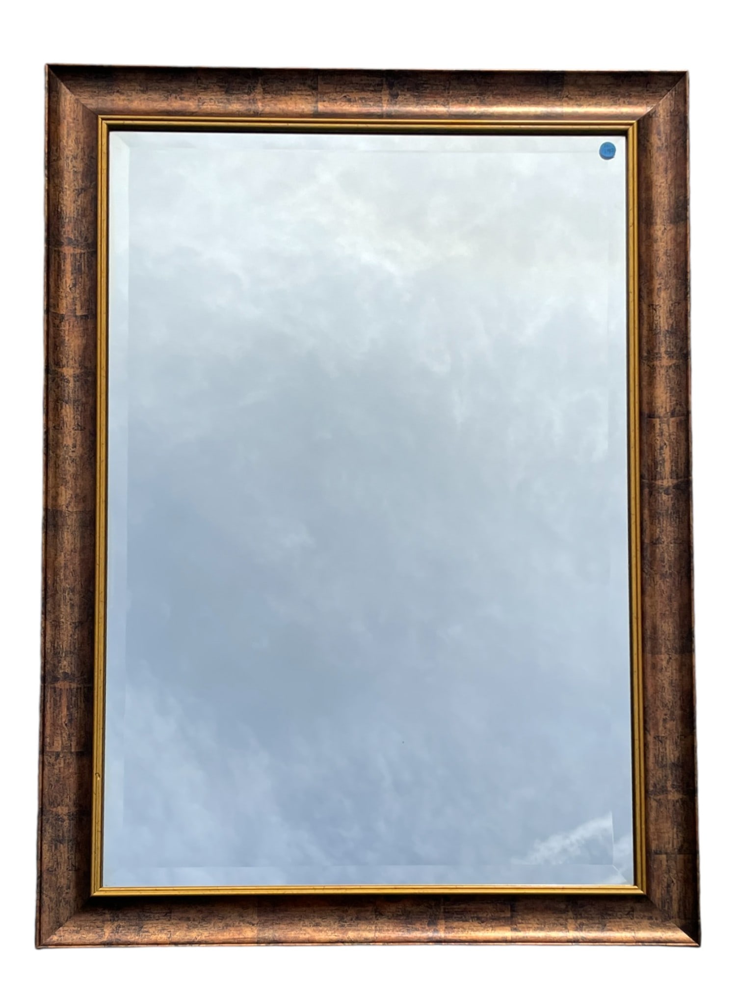 LARGE 41" VINTAGE WINDSOR ART BEVELED MIRROR: Large Vintage Windsor Art Beveled Mirror. Measures 29.25"x41.25x1.5". Weight 23 lbs.