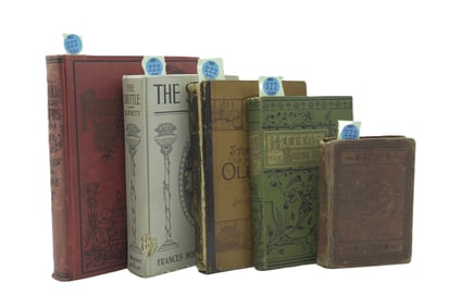 LOT OF ANTIQUE BOOKS - 5 PIECES