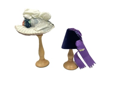 PIPKIN & BONNET MINIATURE HAT REPLICAS - THE SPRING CAPOTE AND THE FANCHON