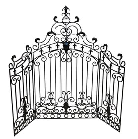 VINTAGECAST IRON BLACK GATE