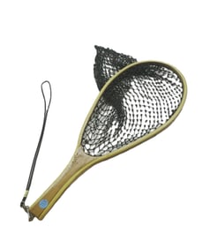 VINTAGE WOOD FISHING NET