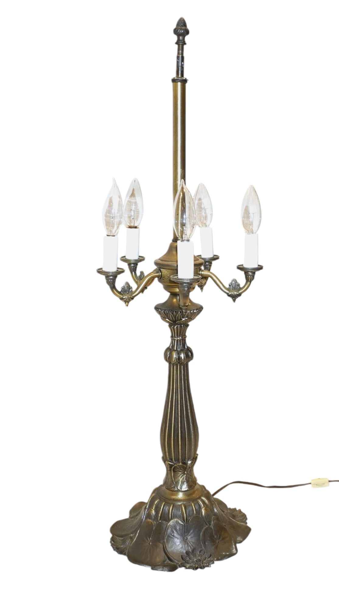 LILY PAD ART NOUVEAU STYLE LAMP (1 of 6)