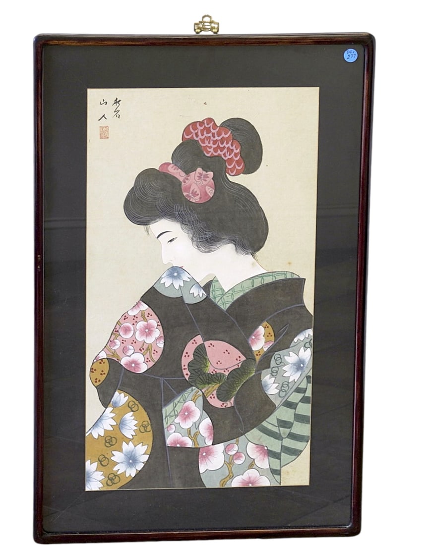 VINTAGE JAPANESE WOODBLOCK ITO SHINSUI (1 of 3)