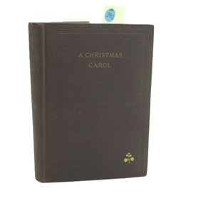ANTIQUE "A CHRISTMAS CAROL" BY CHARLES DICKENS EARLY 1900s EDITION