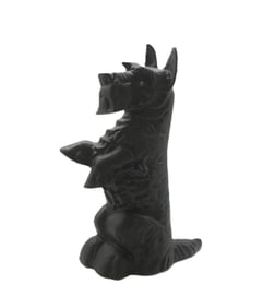VINTAGE BLACK SCOTTIE CAST IRON DOOR STOP