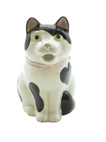 VINTAGE FITZ AND FLOYD CERAMIC CAT PITCHER