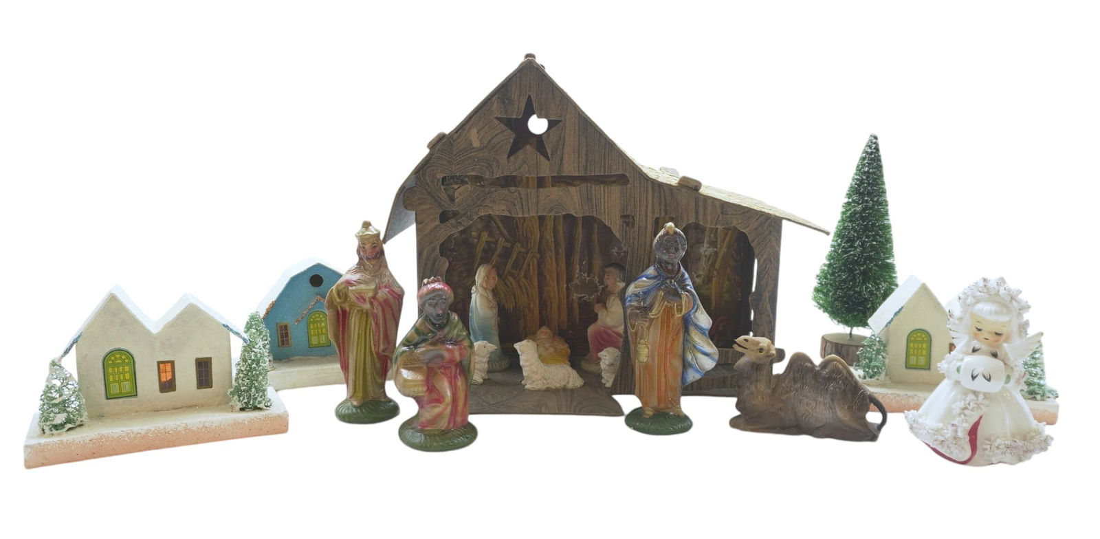 MID-CENTURY CHRISTMAS LOT - 17 PIECES (1 of 6)