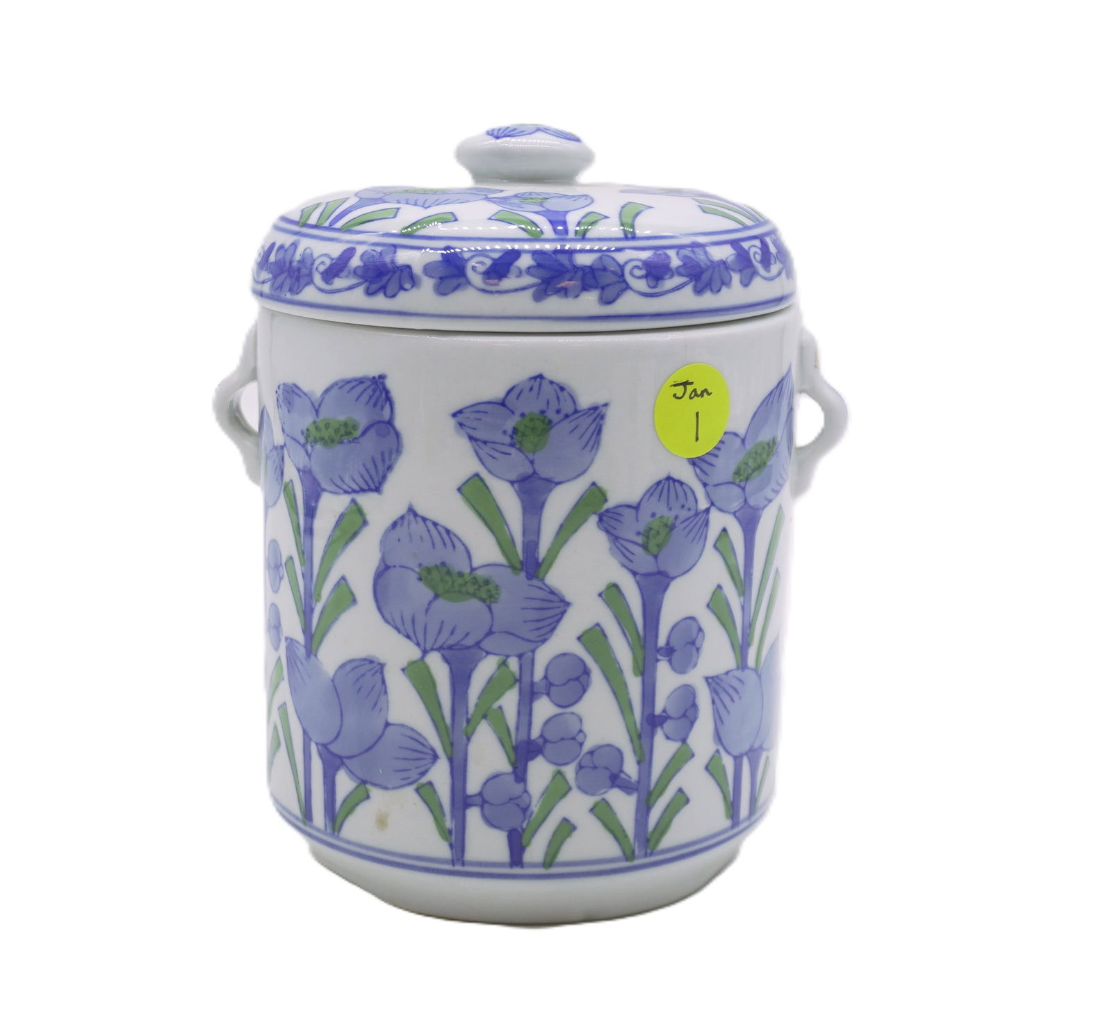 ZHONG GUO ZHI ZAO PORCELAIN TEA CADDY