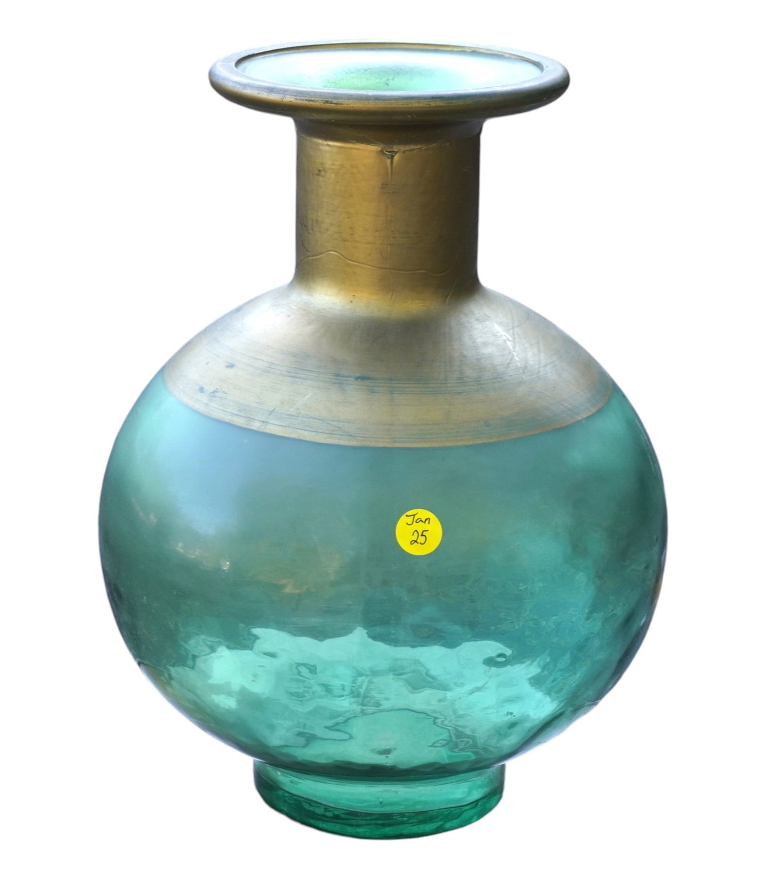 HAND BLOWN GLASS VASE FROM SPAIN 14" (1 of 5)