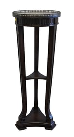 CLASSICAL REGENCY MAHOGANY LEATHER TOP PEDESTAL