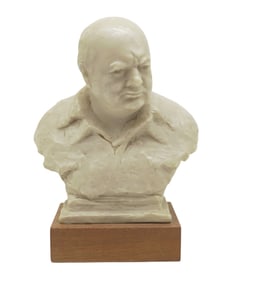 AMR SCULPTURE AFTER OSCAR NEMON WINSTON CHURCHILL BUST