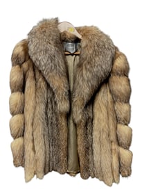 SAGA FOX FUR JACKET SZ SM / MED