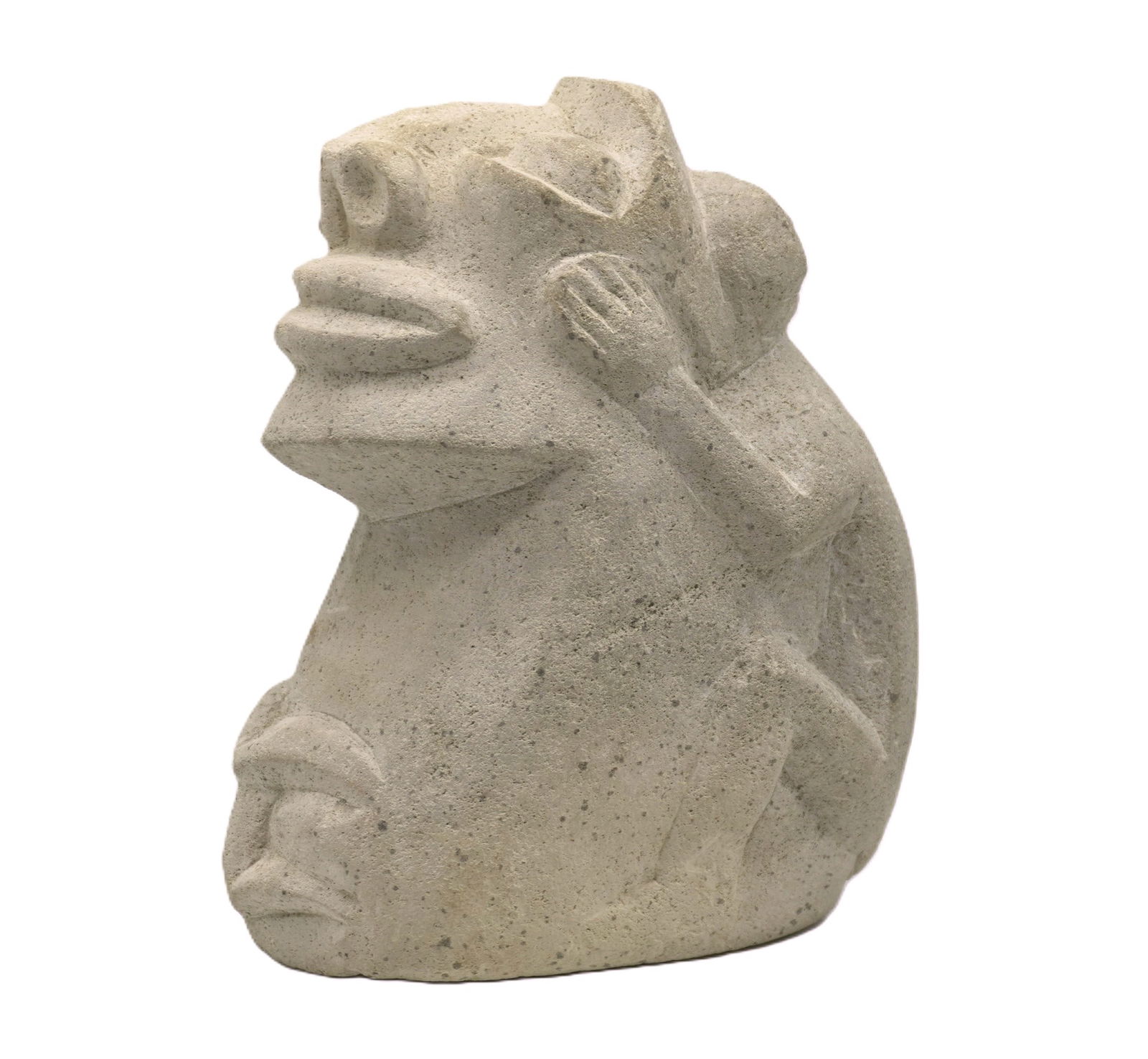 EASTER ISLAND RAPA NUI STONE SCULPTURE (1 of 5)