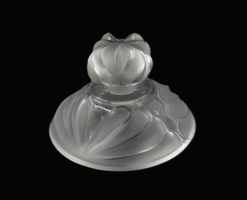 LALIQUE CRYSTAL "THAIS" PERFUME BOTTLE & STOPPER