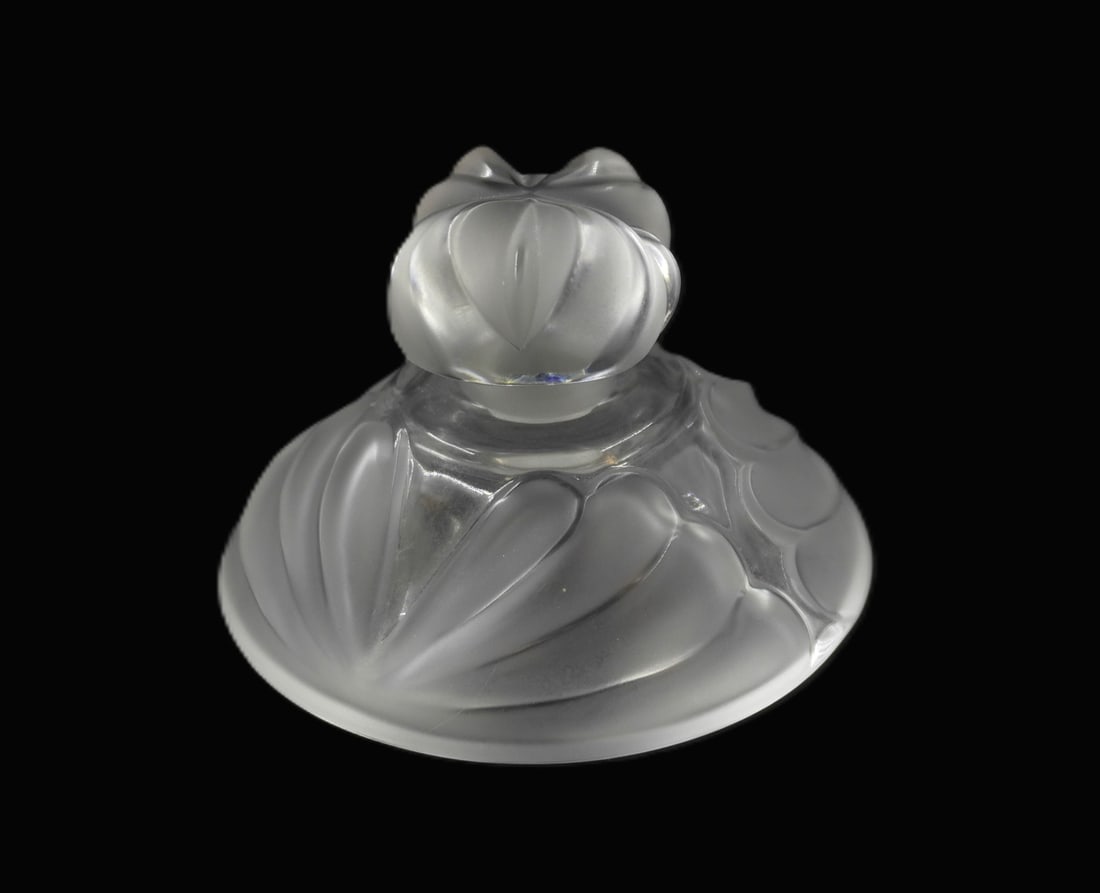 LALIQUE CRYSTAL "THAIS" PERFUME BOTTLE & STOPPER (1 of 4)