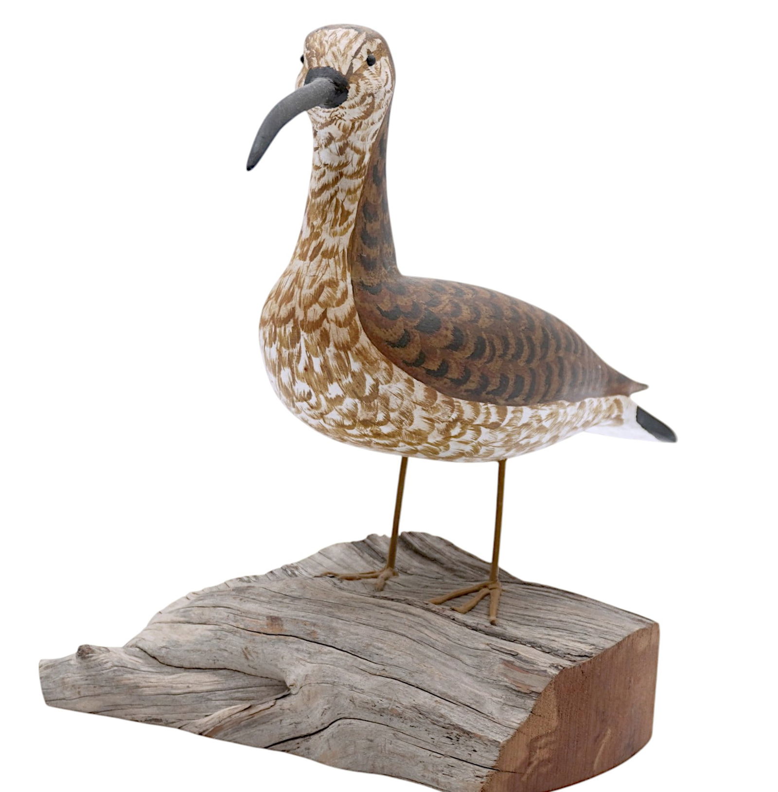 HERB DAISEY SR CARVED WOOD CURLEW (1 of 5)